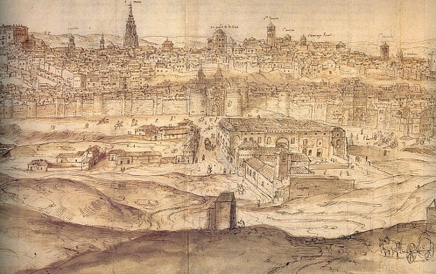 Toledo, l'any 1563. Gravat de Wyngaerden.